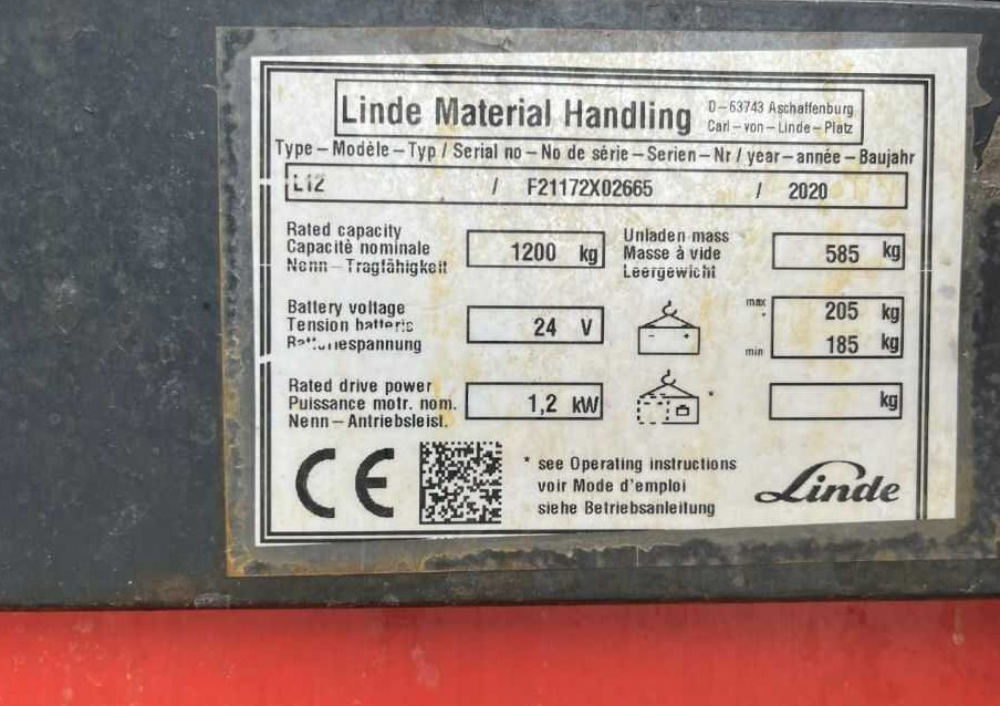 Linde L12 liising Linde L12: pilt 8