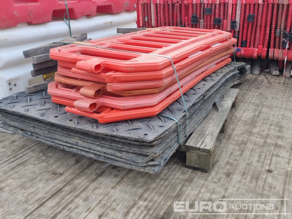 Ehitusseade Bundle of Plastic Pedestrian Safety Barrier (5 of), Bundle of Metal Pedestrian Barrier (3 of), Bundle of Water Filled Barrier (3 of), Bundle of Plastic Mats: pilt 14