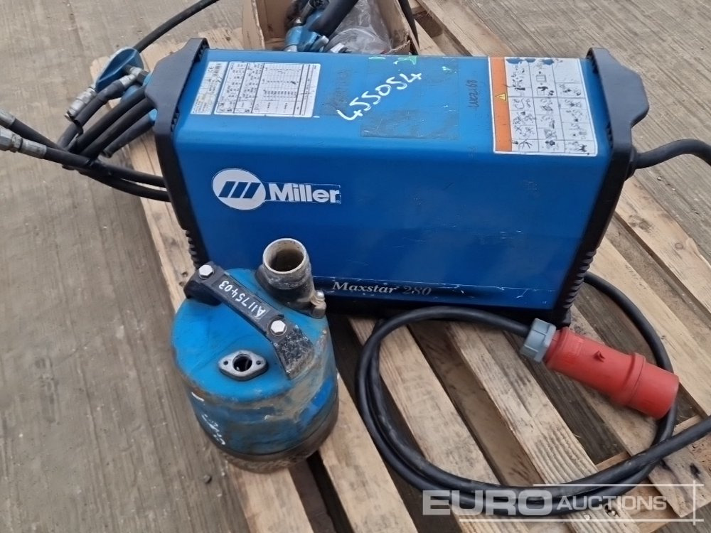 Ehitusseade Hydraulic Impact Wrench (2 of), Miller 415Volt Welder, Submersible Pump: pilt 13